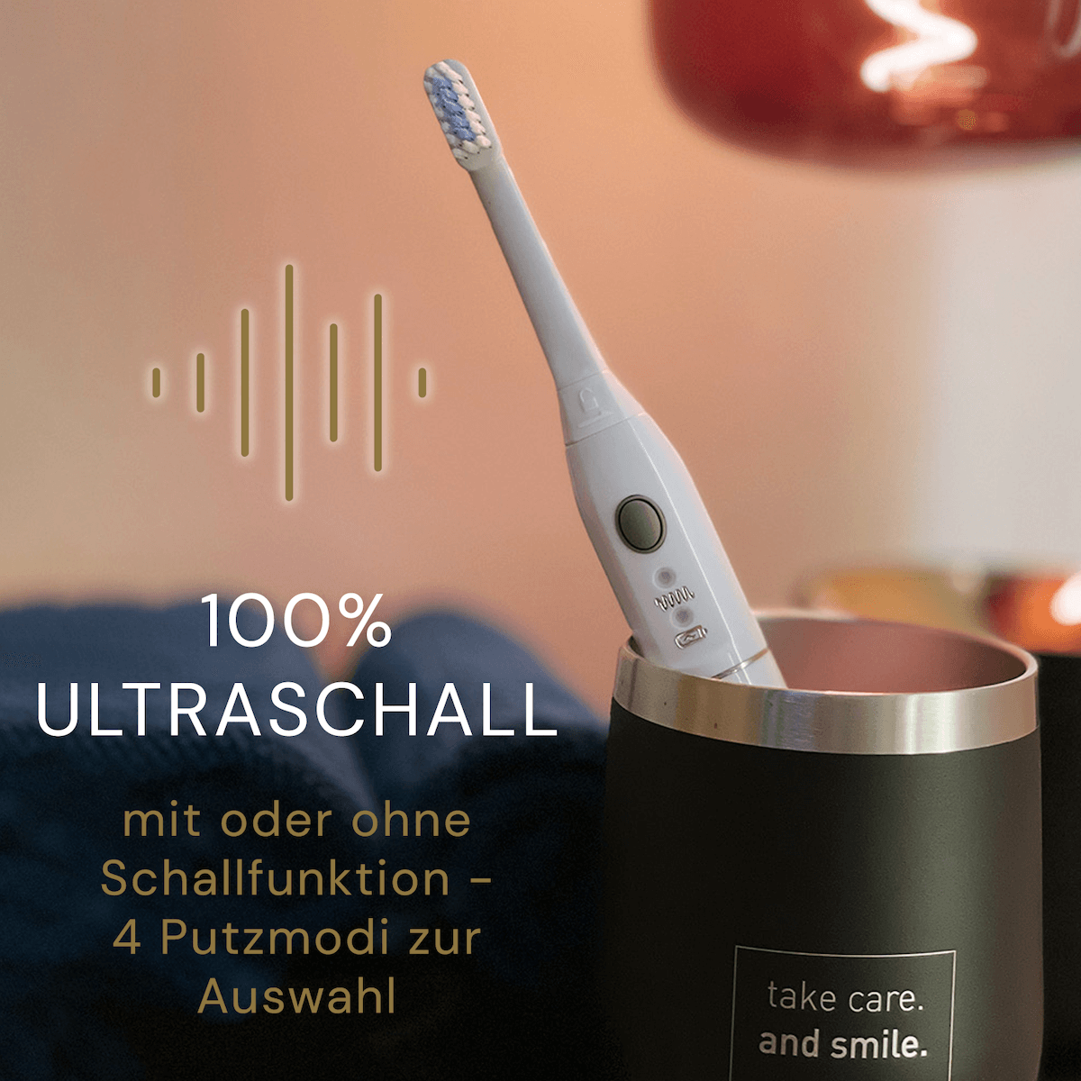 Megasonex M8 Ultraschallzahnbürste & Ersatzbürstenkopf