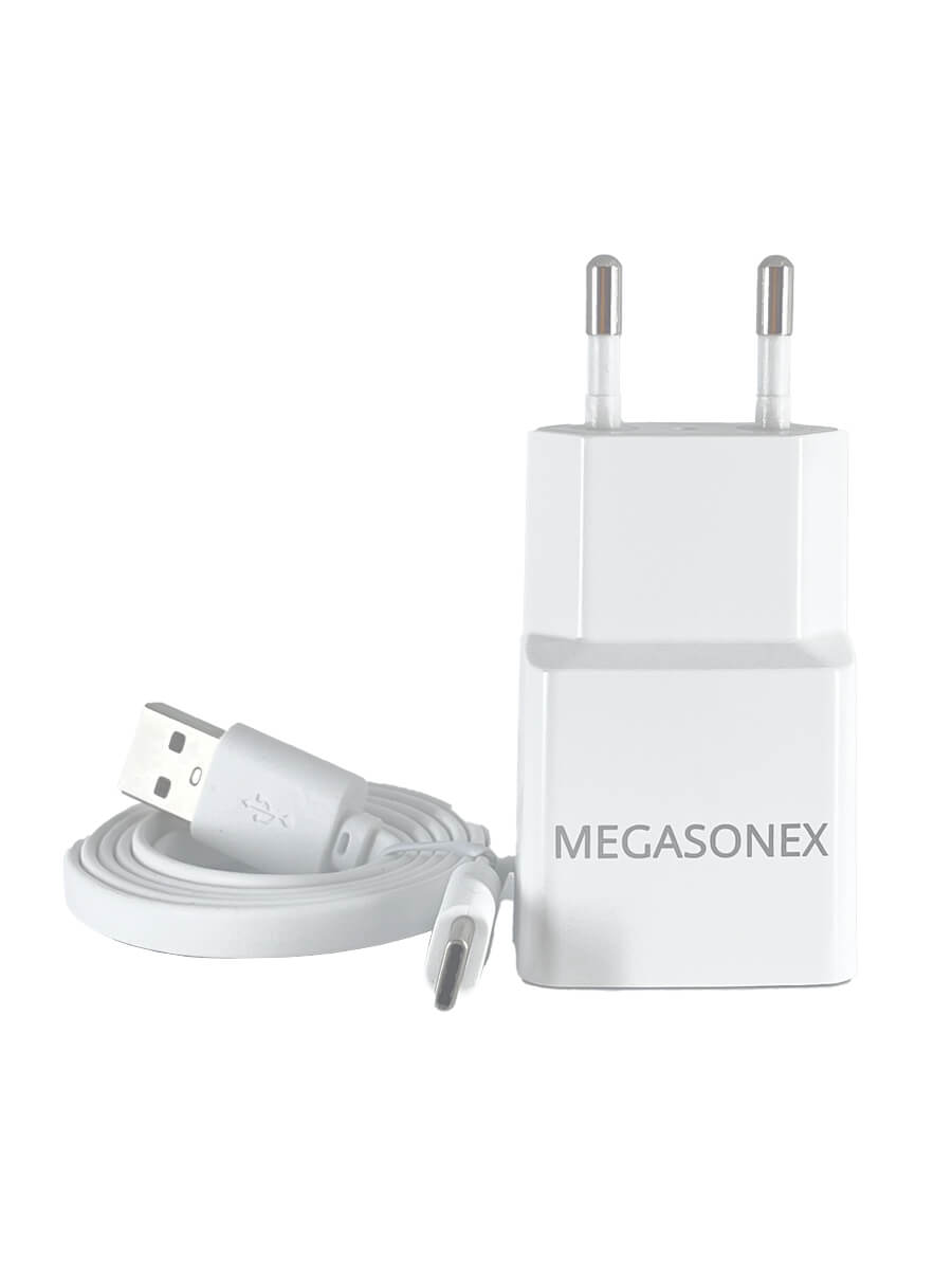 MEGASONEX M8 S - Ladekabel und Netzteil